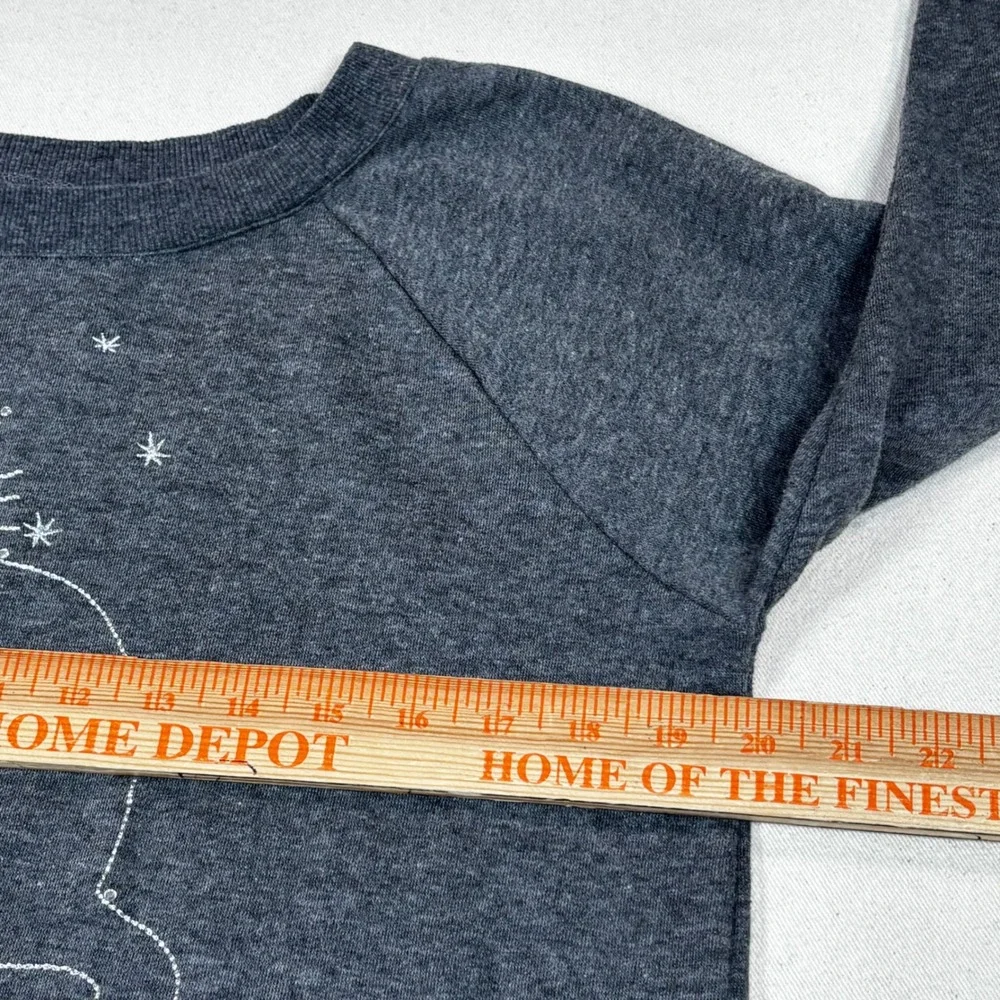 ModCloth Charcoal Gray Cat Graphic Sweatshirt - Picture 7 of 10